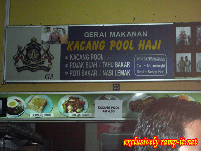 Roti Kacang Pool